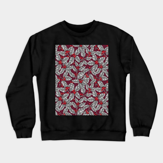 Holly berry Crewneck Sweatshirt by katerinamk